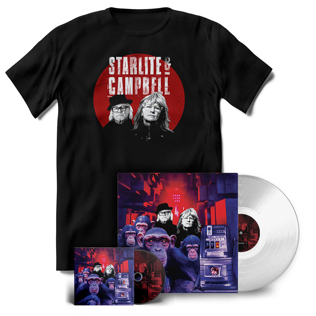 STARLITE.ONE | Signed 180g vinyl, CD and t-shirt bundle