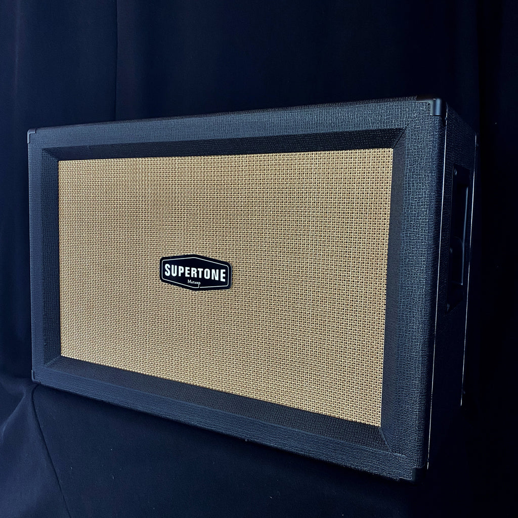 Supertone Matamp 2 x 12 open backed guitar cabinet